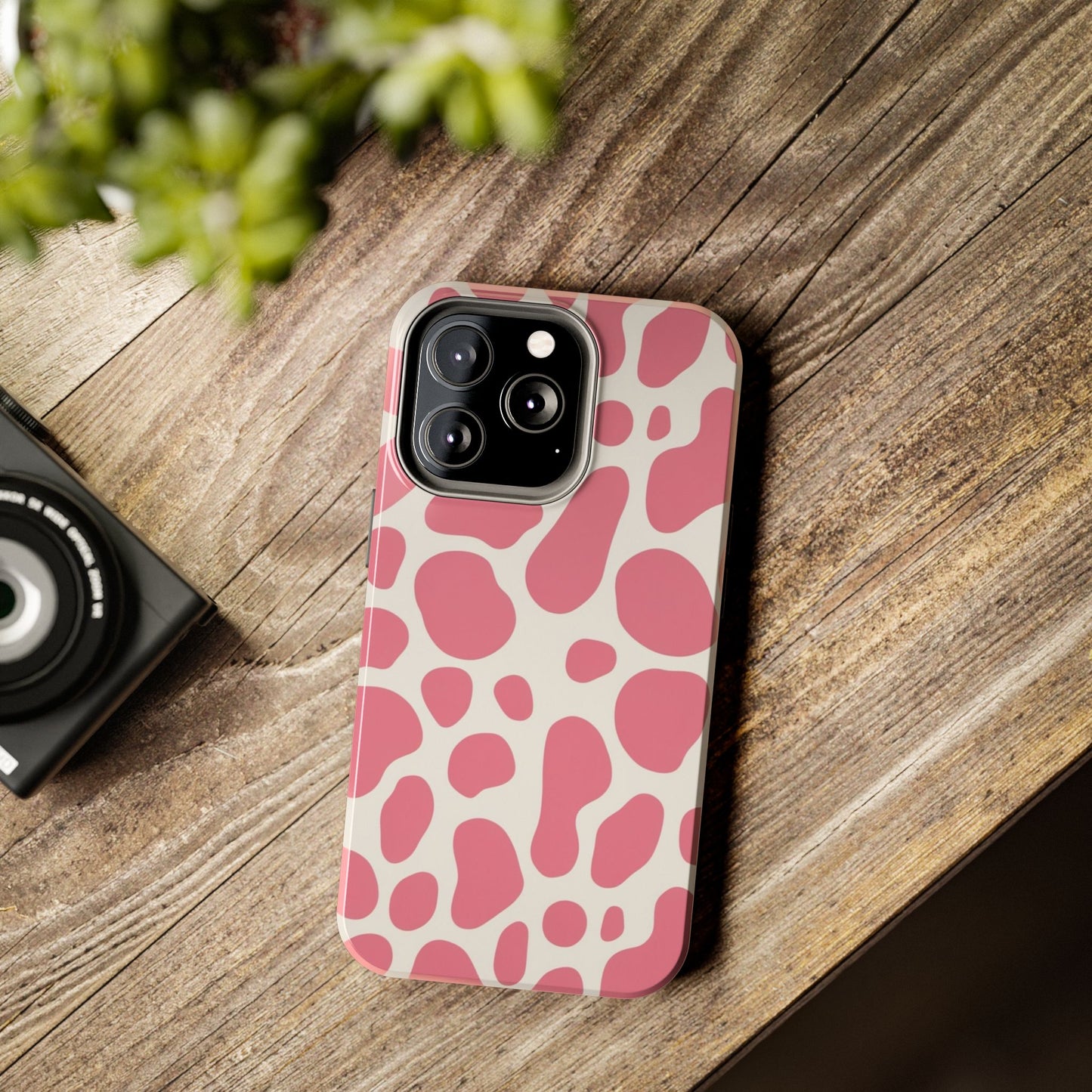Giraffe Print Tough Phone Case for iPhone 16 15 14 13 12 11 X 8 7 Samsung Galaxy S24 S23 S22 S21