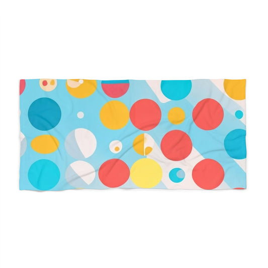 Blue Dot Beach Towel