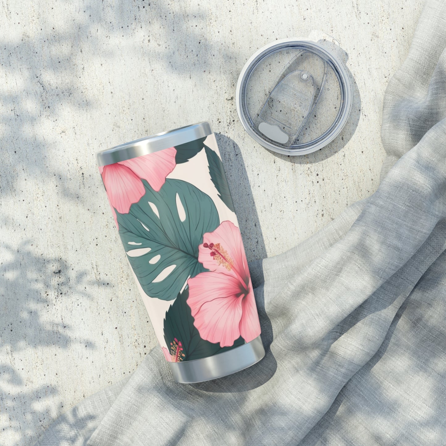 Tropical Hibiscus 20oz Tumbler